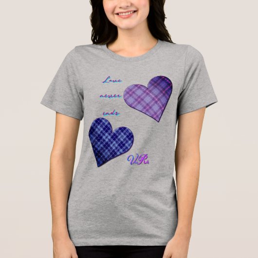 Altijd bij mij Tri-Blend shirt (Voorkant)