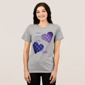 Altijd bij mij Tri-Blend shirt (Voorkant volledig)