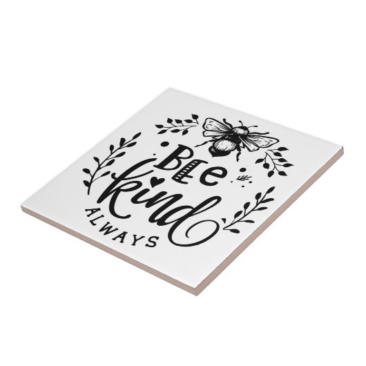 Altijd bijensoort tegeltje (Zijkant)