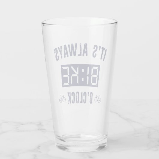 Altijd Bike O'Clock Glas (Achterkant)