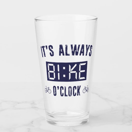 Altijd Bike O'Clock Glas (Voorkant)