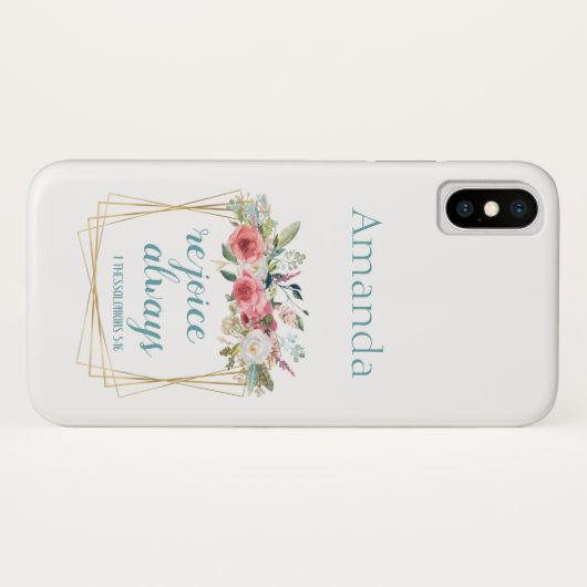 Altijd blij Case-Mate iPhone case (Achterkant (horizontaal))