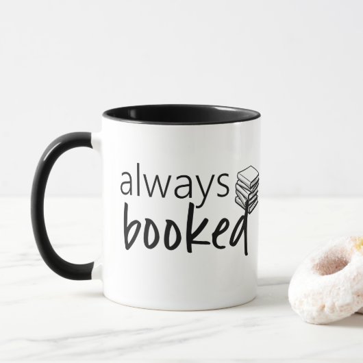 Altijd Boeken-Drinkware Mok (Met donut)