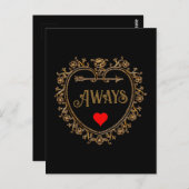 Altijd  briefkaart (Voorkant / Achterkant)