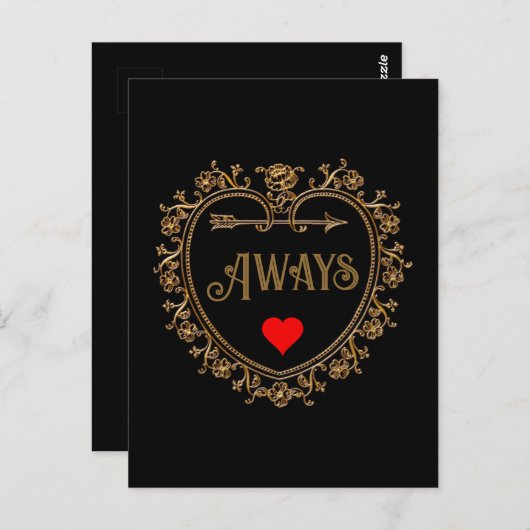 Altijd  briefkaart (Voorkant / Achterkant)