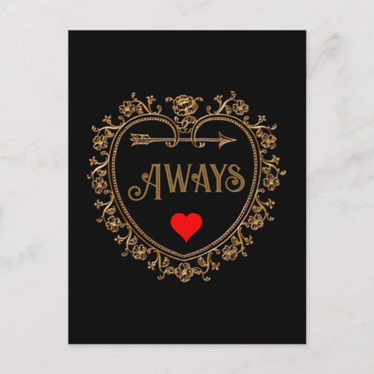 Altijd  briefkaart (Voorkant)