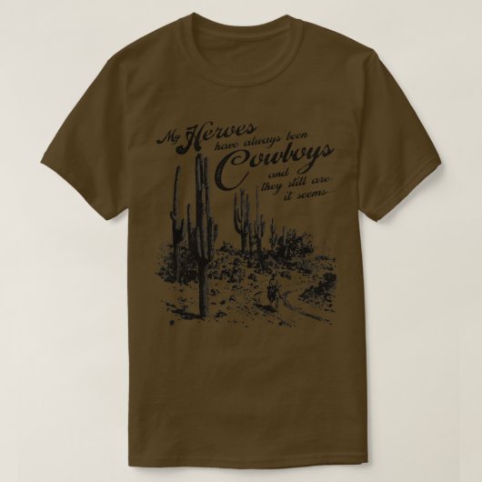 Altijd Cowboys geweest T-shirt (Design voorkant)