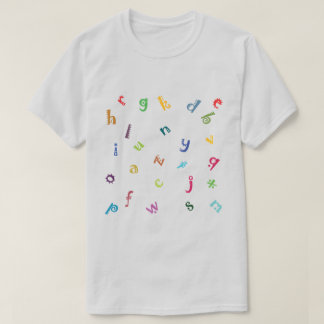 Altijd creatief en gedurfd zijn met ABCD-overhemde T-shirt