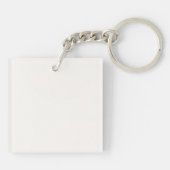 Altijd Dankbaar Bloemstuk Gepersonaliseerde Moeder Sleutelhanger (Achterkant)