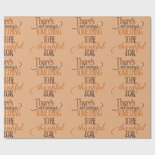 Altijd dankbaar cadeaupapier (Vlak)