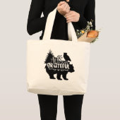 Altijd dankbaar grote tote bag (Voorkant (product))