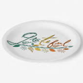 Altijd dankbaar papieren bordje (Gekanteld)