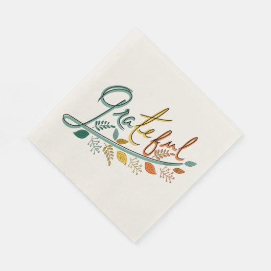 Altijd dankbaar servet (Hoek)