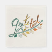 Altijd dankbaar servet (Voorkant)