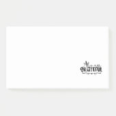 altijd dankbaar - typografie post-it® notes (Voorkant)