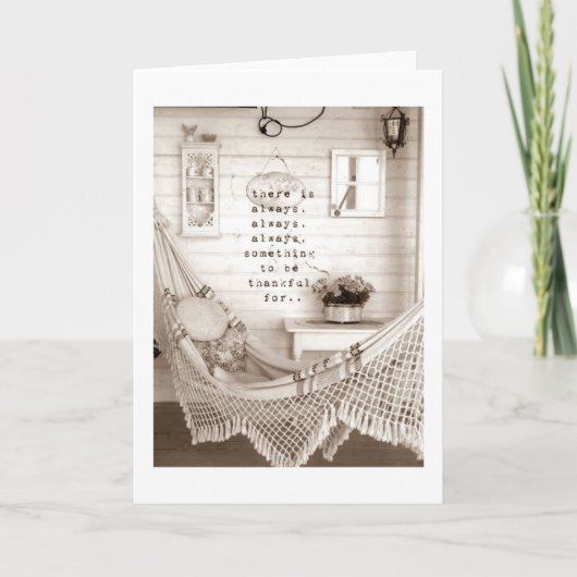 ALTIJD DANKBAAR VOOR DE VERJAARDAG VAN EEN VRIEND KAART (Voorkant)