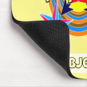 Altijd dansen met Retrosterren Muismat (Hoek)