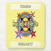 Altijd dansen met Retrosterren Muismat (Voorkant)