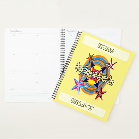 Altijd dansen met Retrosterren Planner (Display)