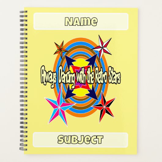 Altijd dansen met Retrosterren Planner (Voorkant)