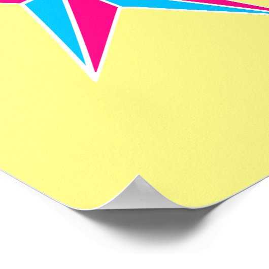 Altijd dansen met Retrosterren Poster (Hoek)