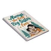 Altijd de beste grote zus ooit notitieboek (Rechterzijde)