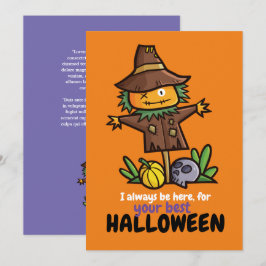 altijd de beste Halloween Bedankkaart
