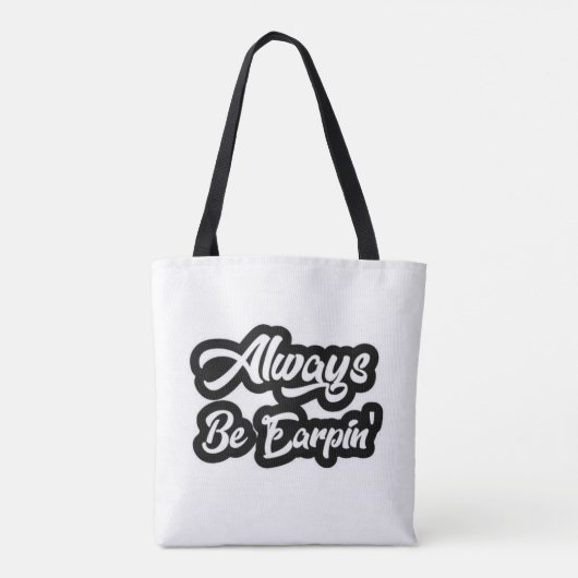 Altijd de Canvas tas van de oorspijn zijn (Achterkant)