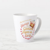 Altijd de coolste moeder op aarde - Schattige 12 o Latte Mok (Rechterhoek)