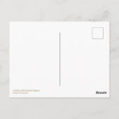 Altijd de feelduiven die kat bekijken briefkaart (Achterkant)