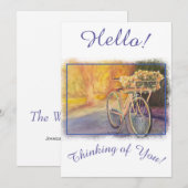 Altijd denken aan je vakantiedag Kaart (Voorkant / Achterkant)