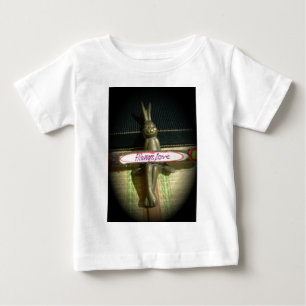 Altijd dol op Inspirerend konijnenkunst print desi