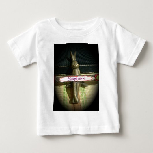 Altijd dol op Inspirerend konijnenkunst print desi (Voorkant)