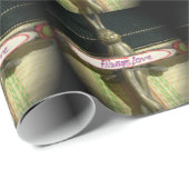 Altijd dol op Inspirerend konijnenkunst print desi Cadeaupapier (Rol Hoek)