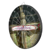 Altijd dol op Inspirerend konijnenkunst print desi Dartbord (Voorkant Rechts)