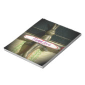 Altijd dol op Inspirerend konijnenkunst print desi Notitieblok (Linkerzijde)