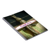 Altijd dol op Inspirerend konijnenkunst print desi Notitieboek (Rechterzijde)