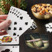 Altijd dol op Inspirerend konijnenkunst print desi Pokerkaarten (Insitu)