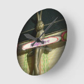 Altijd dol op Inspirerend konijnenkunst print desi Ronde Klok (Hoek)