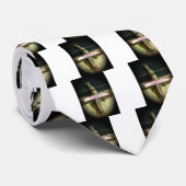 Altijd dol op Inspirerend konijnenkunst print desi Stropdas (Opgerold)