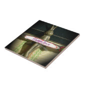 Altijd dol op Inspirerend konijnenkunst print desi Tegeltje (Zijkant)