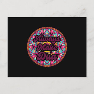 Altijd Dua islam moslim Allah Quran Mosque Gi make Briefkaart