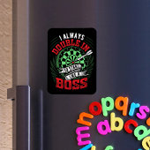 Altijd dubbel in als een baas - Dart Speler Magneet