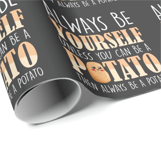 Altijd een aardappel - Aardappelteelt Plant Cadeaupapier (Rol Hoek)