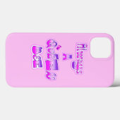 Altijd een bijenkoningin lichtroze Case-Mate iPhone case (Achterkant (horizontaal))