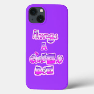 Altijd een bijenkoningin paarse Case-Mate iPhone case