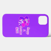 Altijd een bijenkoningin paarse Case-Mate iPhone case (Achterkant (horizontaal))