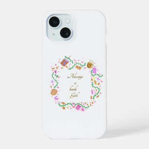 Altijd een boekenmeisje iPhone 15 case