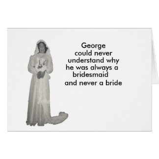 Altijd een bruidsmeisje