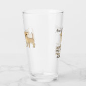 Altijd een Chihuahua zijn Glas (Rechts)
